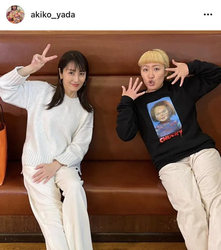 ※矢田亜希子公式Instagram(akiko_yada)より