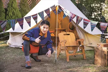 キャンプ男子・中川大志「こんな空間で友達と過ごせたらテンション上がりそう!」【中川大志連載】