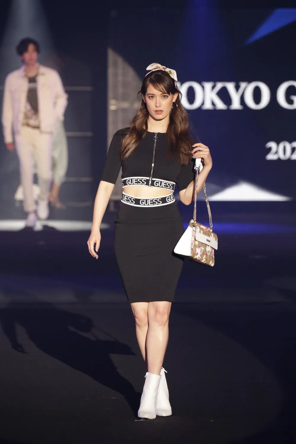 「1stFASHION SHOW “TGC サステナ STAGE”　GUESS」トラウデン直美