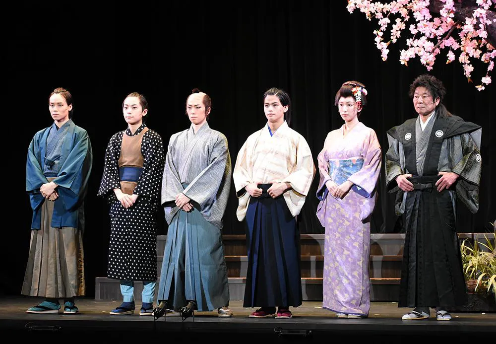 菅田琳寧の初主演舞台「陽だまりの樹」の公開稽古が行われた