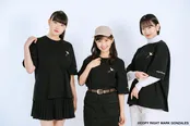 Tシャツチーム(江口紗耶、島倉りか、前田こころ)