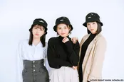 バケットハットチーム(西田汐里、平井美葉、一岡伶奈)