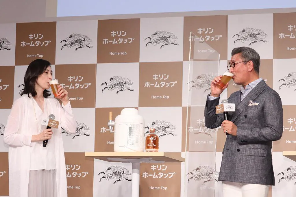 「会員制 生ビールサービス 『キリン ホームタップ』事業方針発表会」より