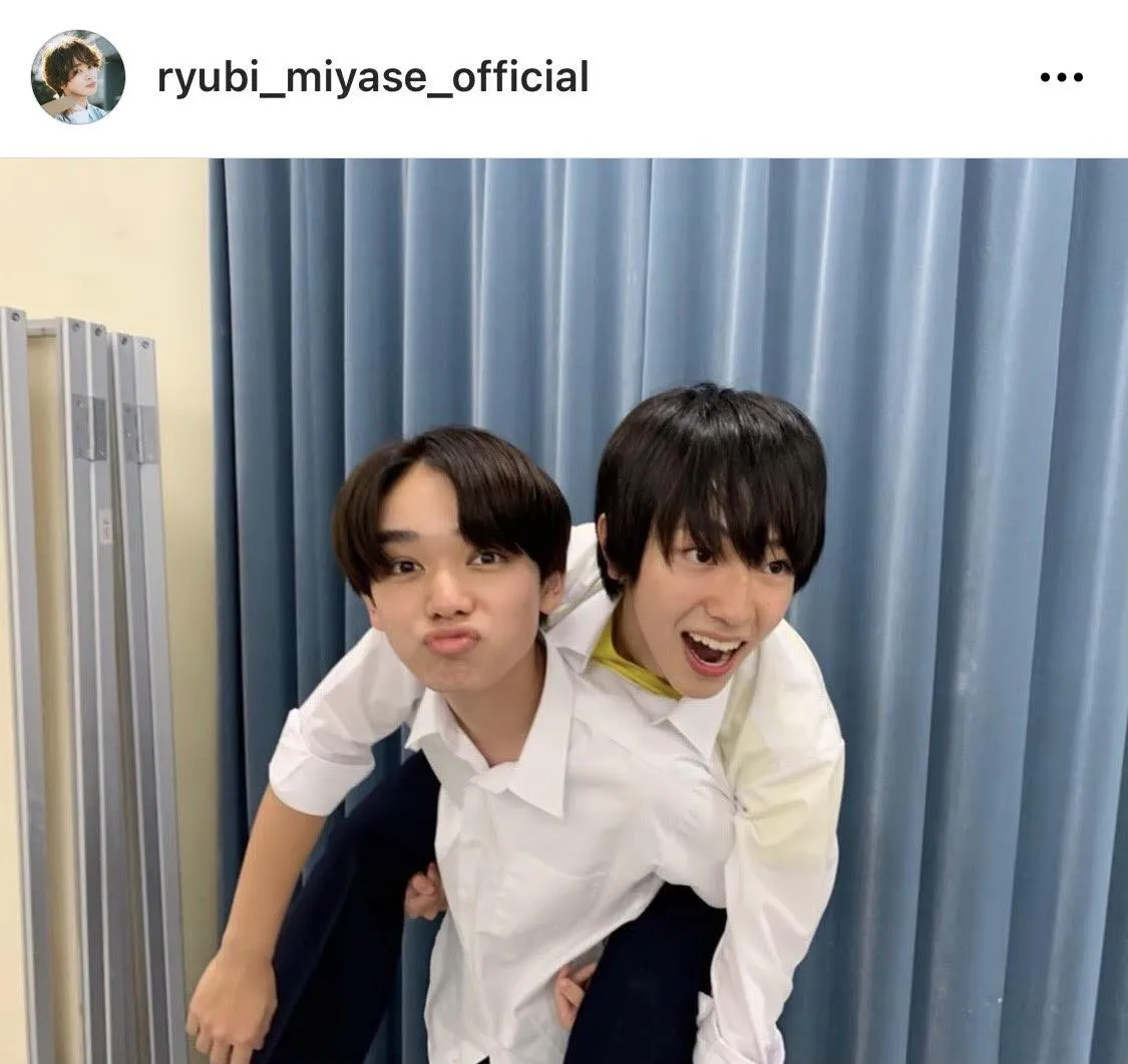 ※画像は宮世琉弥公式Instagram(ryubi_miyase_official)より