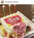 ※矢口真里公式Instagram(mariyaguchi_official)より