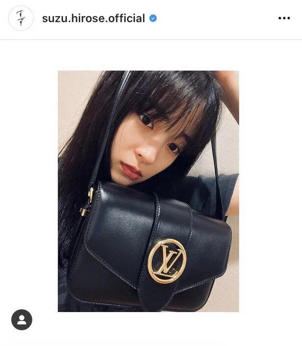 広瀬すずオフィシャルInstagram(suzu.hirose.official)のスクリーンショット