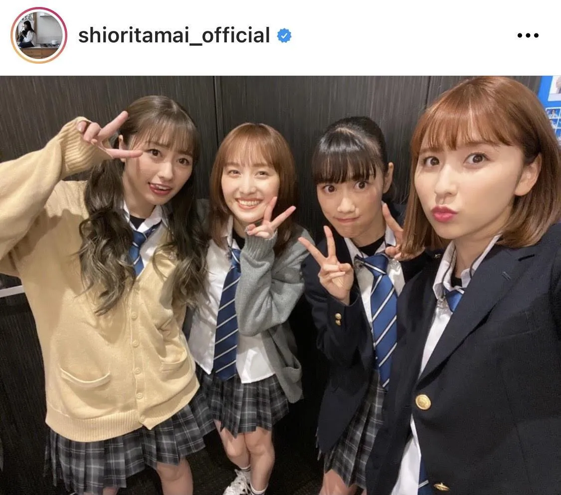 ※玉井詩織公式Instagram(shioritamai_official)より
