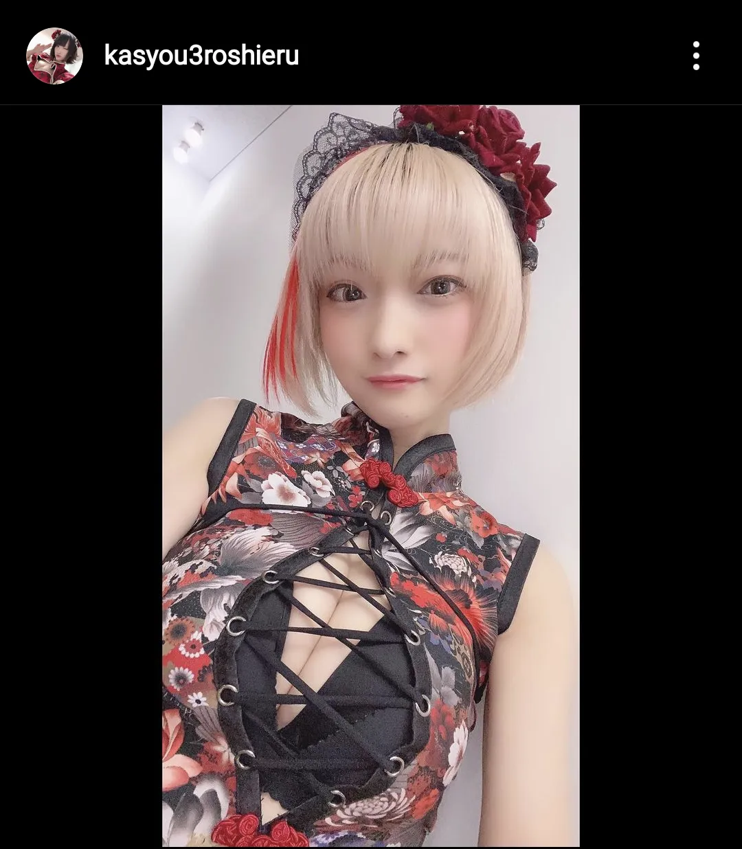 ※画像は火将ロシエル(kasyou3roshieru)公式Instagramのスクリーンショット