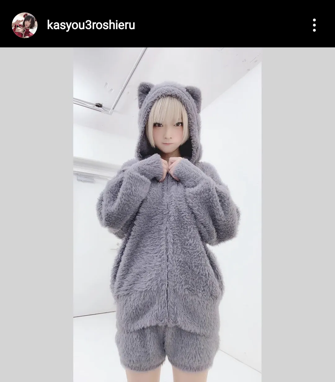 ※画像は火将ロシエル(kasyou3roshieru)公式Instagramのスクリーンショット