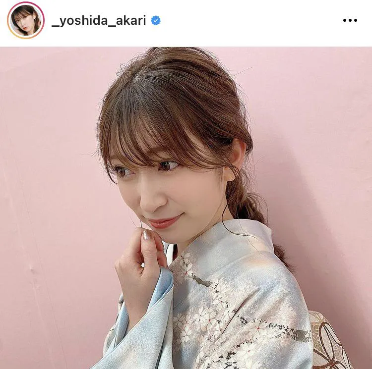 ※吉田朱里公式Instagram(_yoshida_akari)より