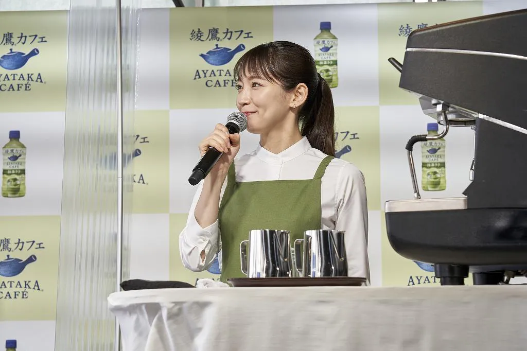 日本コカ・コーラ「綾鷹カフェ 抹茶ラテ」発売記念PRイベントより