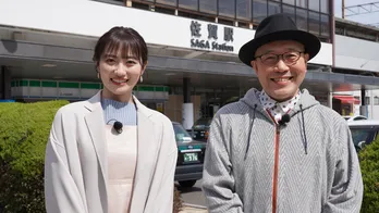 奥山かずさが佐賀でまさかの“くノ一”姿に！　貴重な温泉シーンも堪能できる「久住昌之のニッポン箸休めさんぽ」がBS12にていよいよ放送