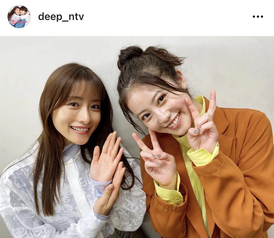 ※ドラマ「恋はDeepに」公式Instagram(deep_ntv)より