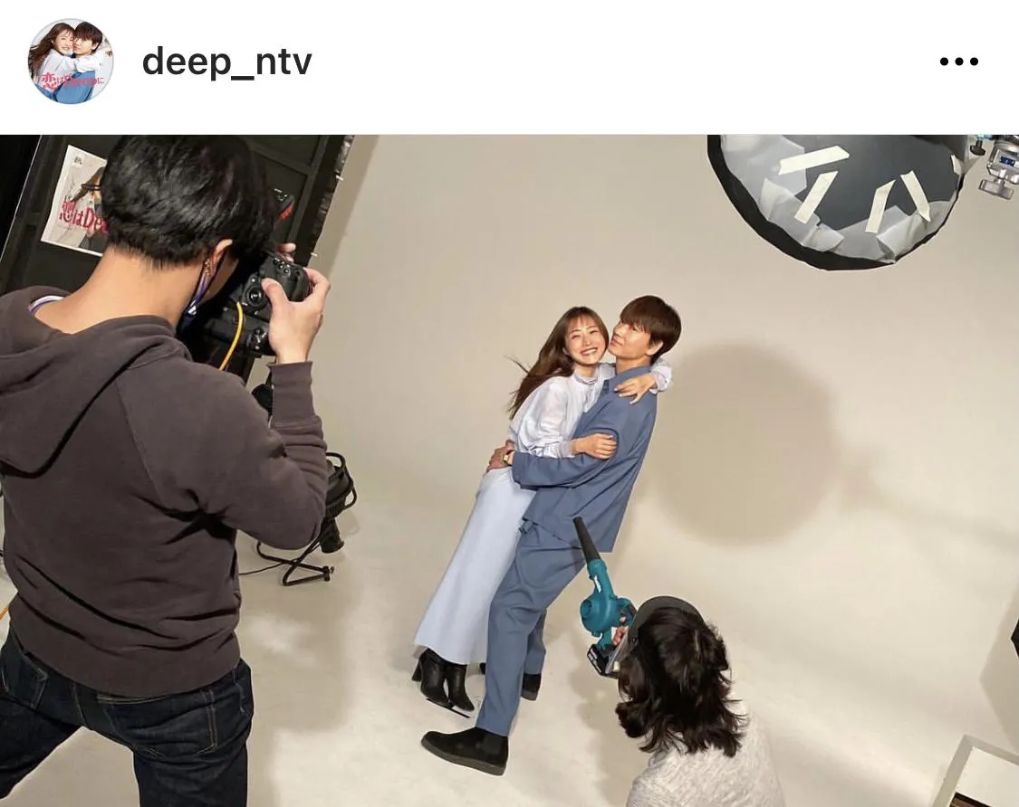 ※ドラマ「恋はDeepに」公式Instagram(deep_ntv)より