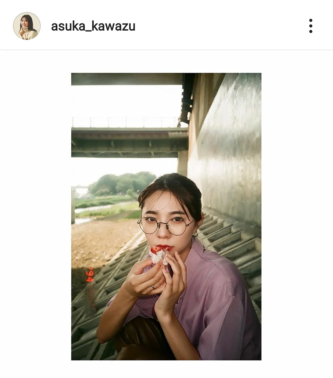 ※画像は川津明日香(asuka_kawazu)公式Instagramのスクリーンショット