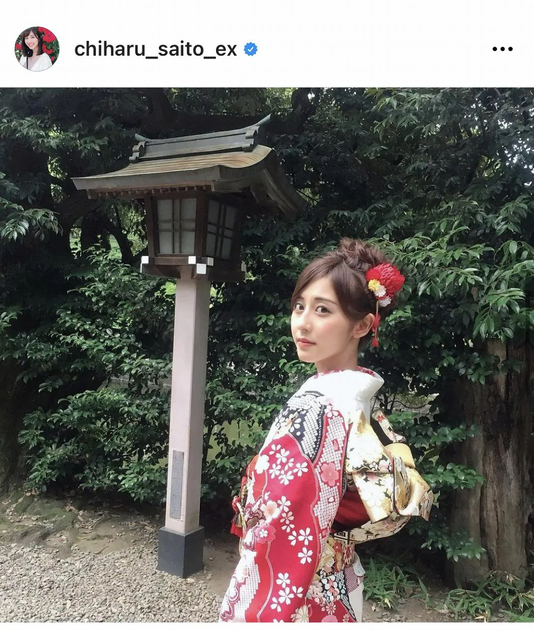 ※画像は斎藤ちはるアナ(chiharu_saito_ex)オフィシャルInstagramのスクリーンショット