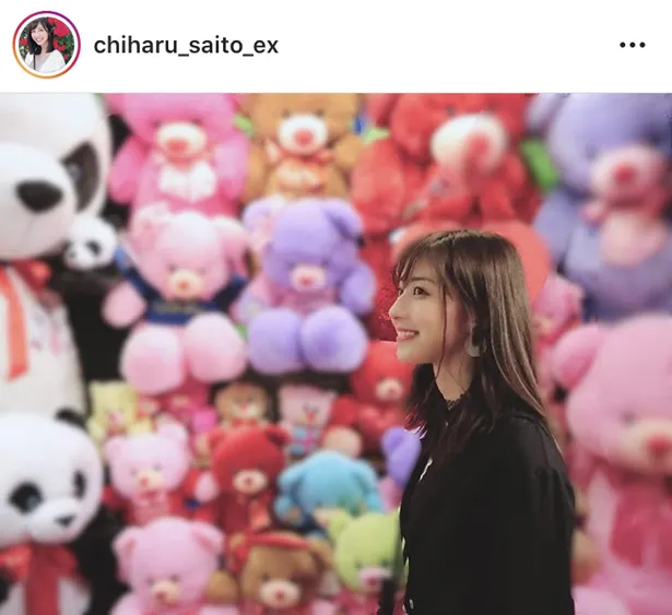 ※画像は斎藤ちはるアナ(chiharu_saito_ex)オフィシャルInstagramのスクリーンショット