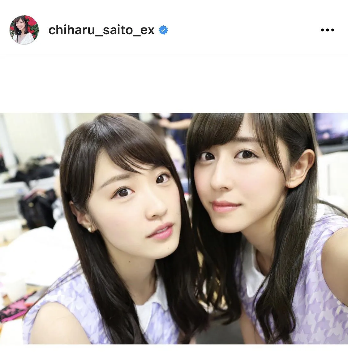 ※画像は斎藤ちはるアナ(chiharu_saito_ex)オフィシャルInstagramのスクリーンショット