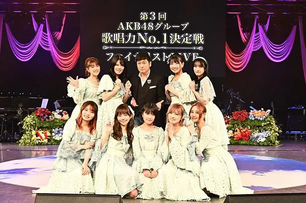 「第3回AKB48グループ歌唱力No.1決定戦 ファイナリストLIVE」終演後に囲み取材が行われた
