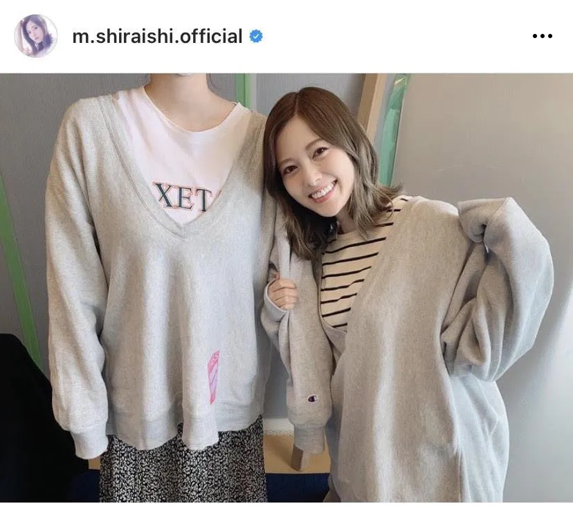 ※白石麻衣オフィシャルInstagram(m.shiraishi.official)のスクリーンショット