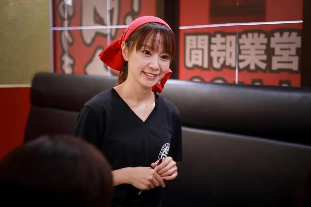 ドラマ「ゲキカラドウ」最終回に“蒙古タンメン中本”の店員役として登場した鈴木亜美