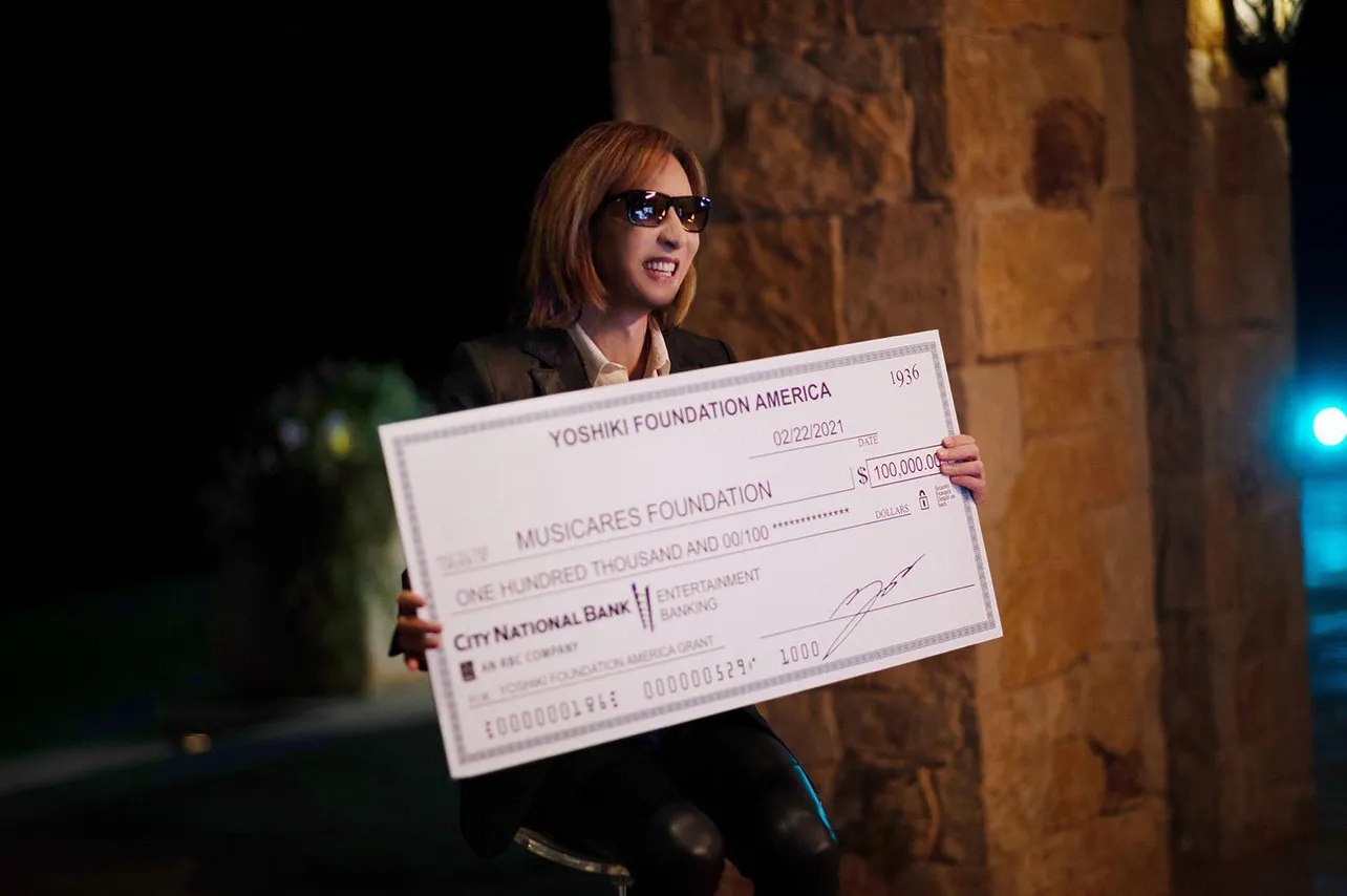 YOSHIKI、音楽チャリティ団体「MusiCares」へ10万ドルを寄付