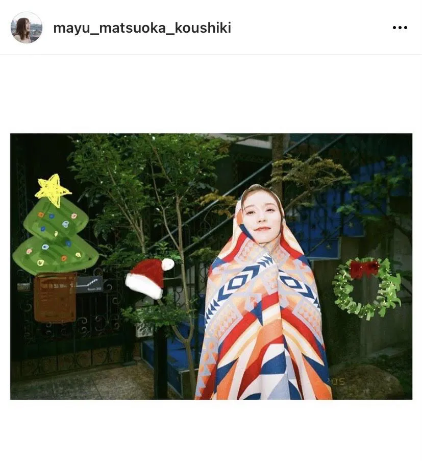 ※画像は松岡茉優公式Instagram(mayu_matsuoka_koushiki)のスクリーンショット