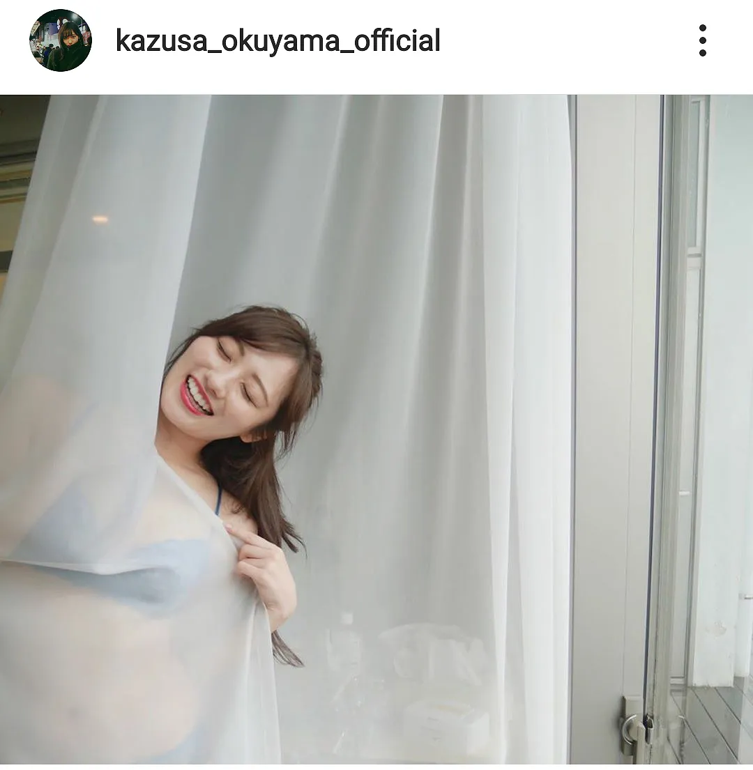 ※画像は奥山かずさ(kazusa_okuyama_official)公式Instagramのスクリーンショット