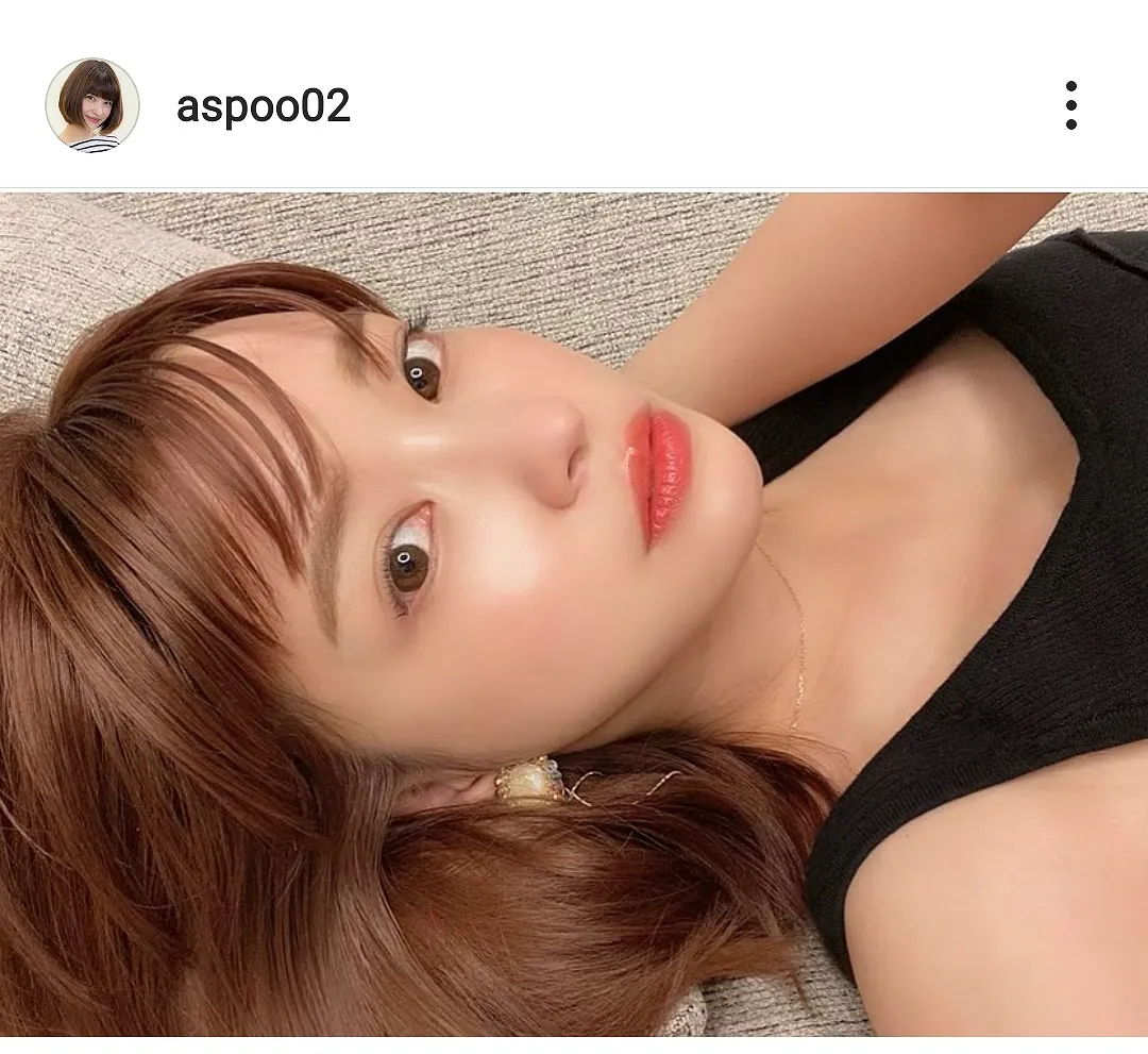 ※画像は岸明日香(aspoo02)公式Instagramのスクリーンショット