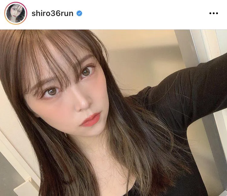 ※白間美瑠オフィシャルInstagram(shiro36run)より