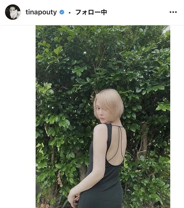 画像 玉城ティナ 美背中 あらわな大胆ワンピース姿に反響 女子から見てもうっとり 色気がすごい 2 8 Webザテレビジョン