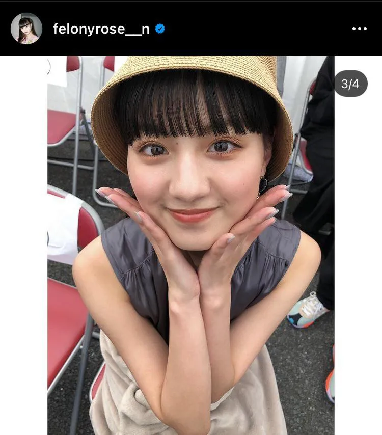 ※画像は鶴嶋乃愛(felonyrose__n)オフィシャルInstagramのスクリーンショット