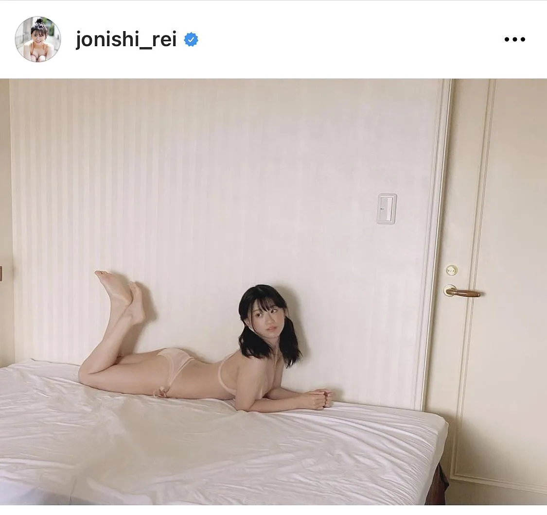 ※画像は上西怜(jonishi_rei)公式Instagramのスクリーンショット
