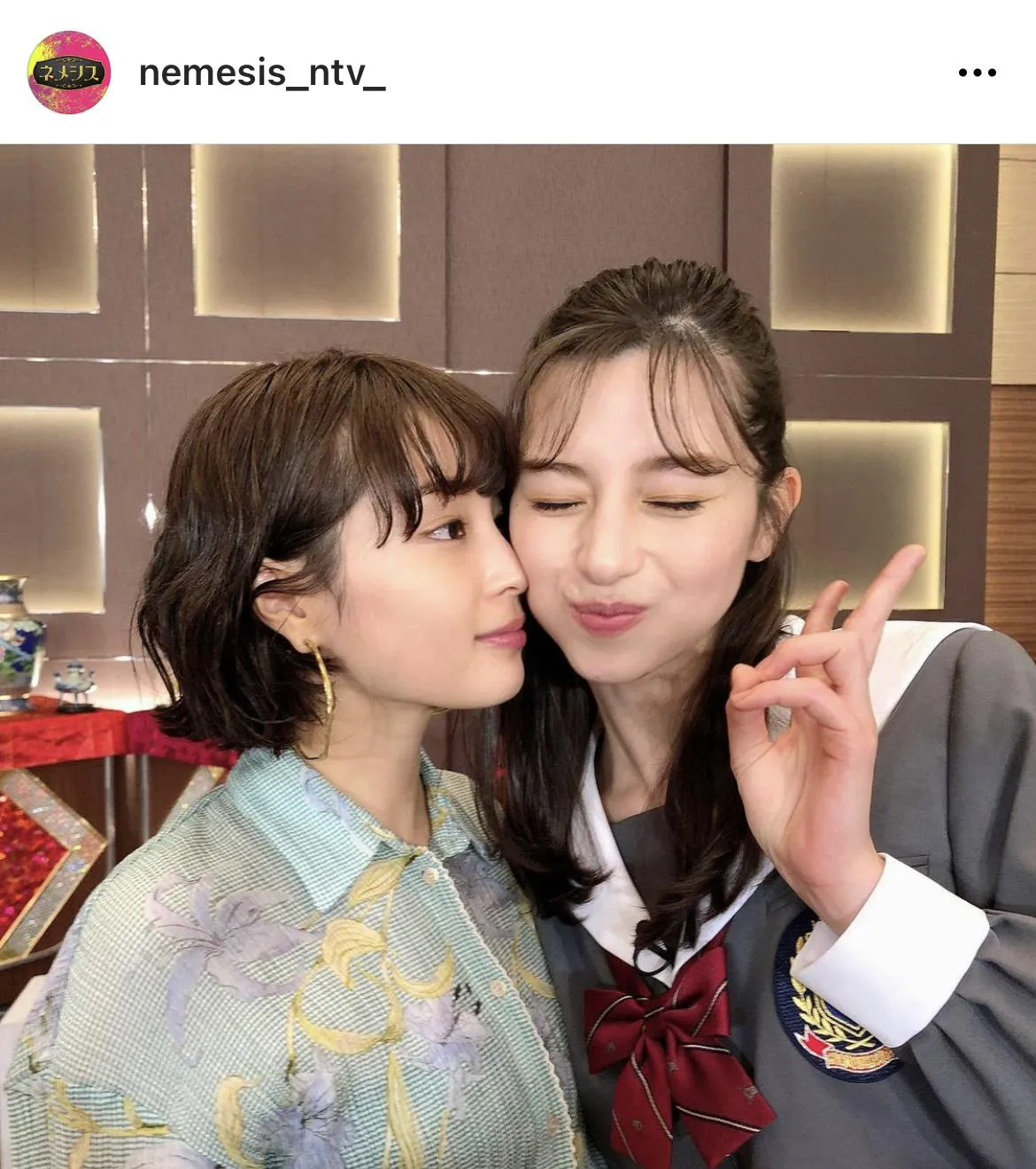 ネメシス公式Instagram(nemesis_ntv_)のスクリーンショット