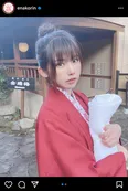 ※画像はえなこ(enakorin)公式Instagramのスクリーンショット