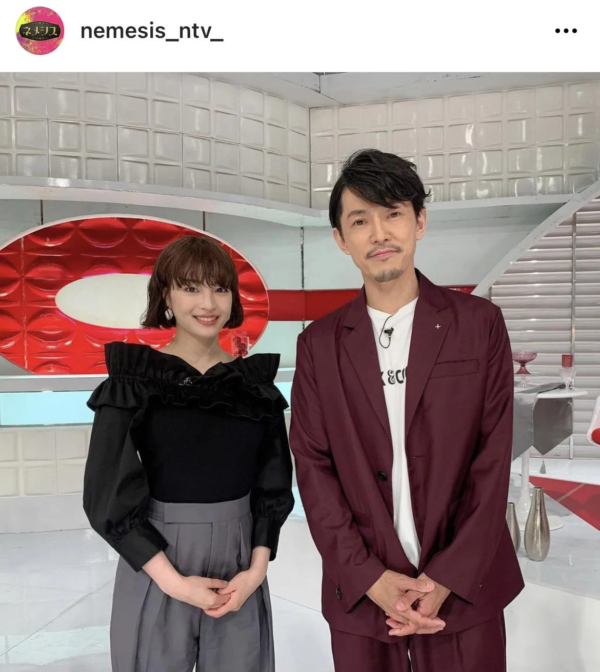 ネメシス公式Instagram(nemesis_ntv_)のスクリーンショット