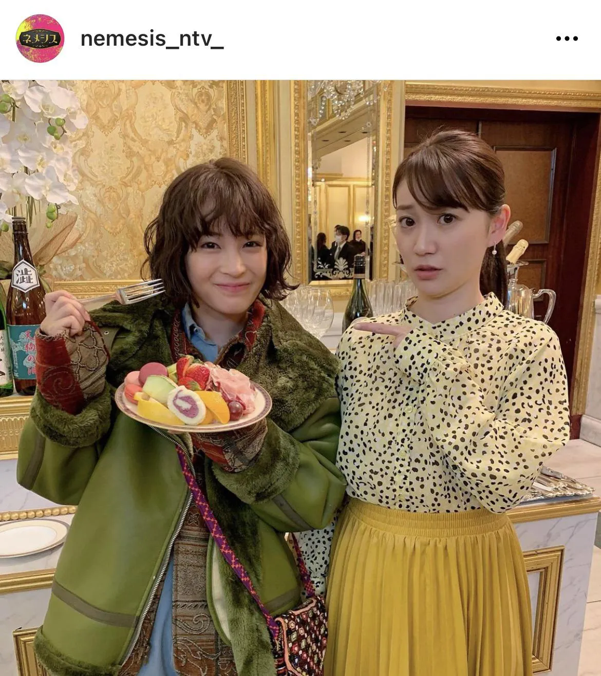 ネメシス公式Instagram(nemesis_ntv_)のスクリーンショット