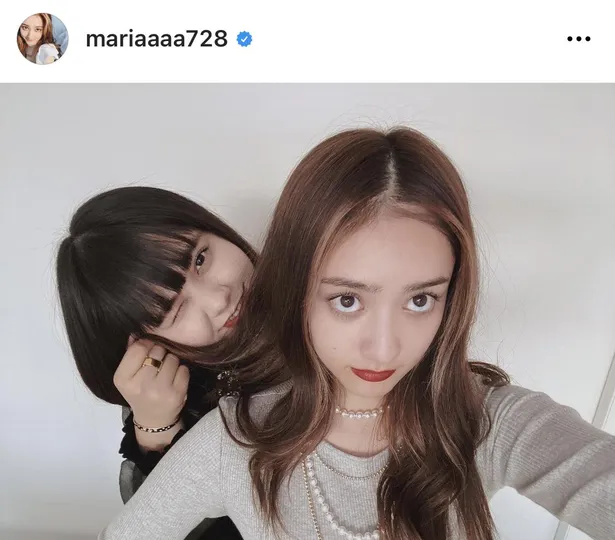 ※谷まりあ公式Instagram(mariaaaa728)のスクリーンショット