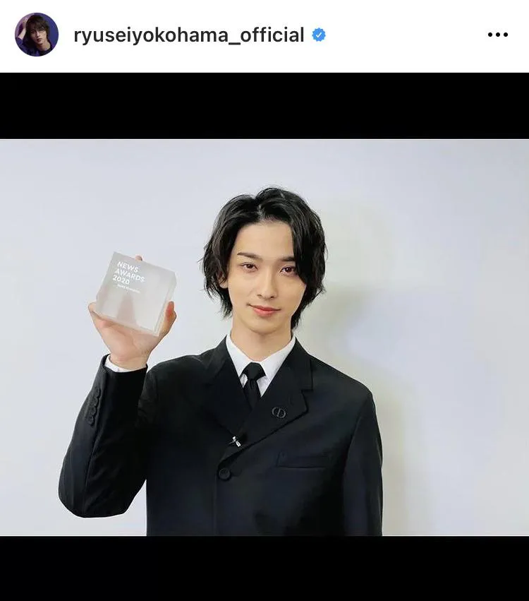 ※横浜流星公式Instagram(ryuseiyokohama_official)より