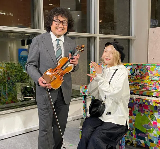 YouTuber・ハラミちゃんが葉加瀬太郎と初コラボ演奏をした