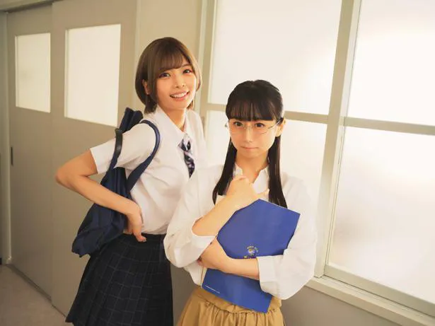 米倉みゆが女子生徒、やまだなみが女性教師を演じる「青春時代を思い出すような学校でのシーン」