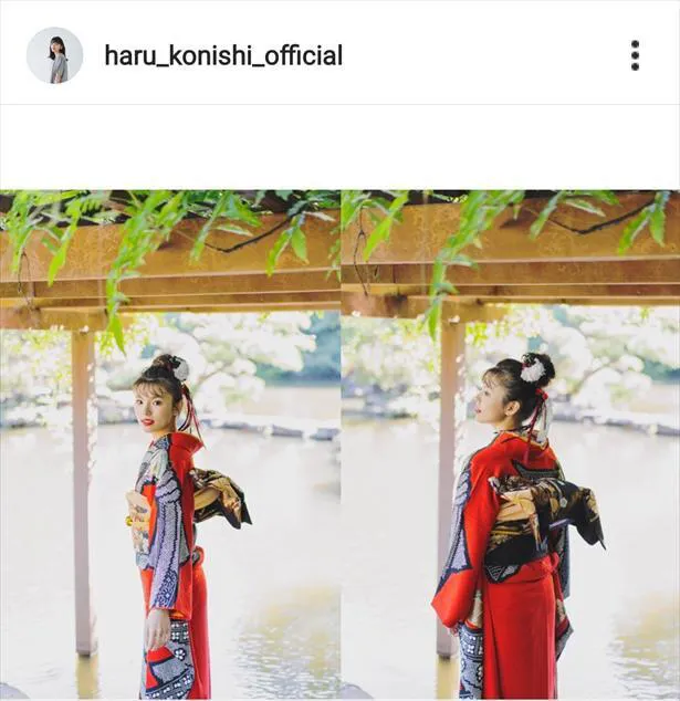 ※画像は小西はるInstagram(haru_konishi_official)より