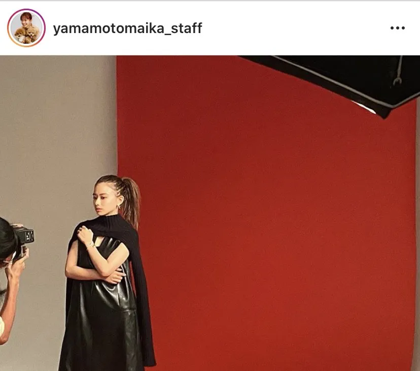 ※山本舞香スタッフの公式Instagram(yamamotomaika_staff)より