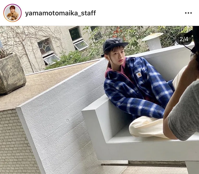 ※山本舞香スタッフの公式Instagram(yamamotomaika_staff)より