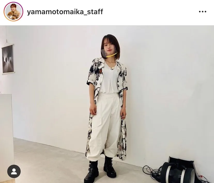 ※山本舞香スタッフの公式Instagram(yamamotomaika_staff)より