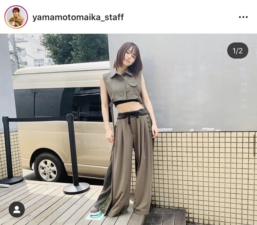 ※山本舞香スタッフの公式Instagram(yamamotomaika_staff)より