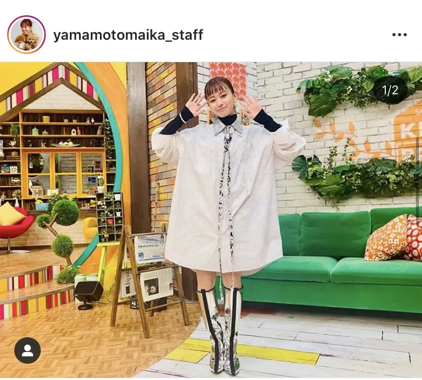 ※山本舞香スタッフの公式Instagram(yamamotomaika_staff)より