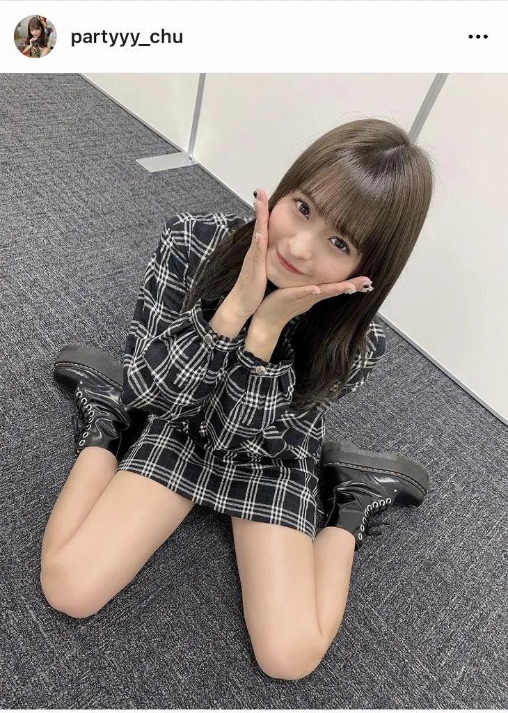 ※画像は清水里香(partyyy_chu)公式Instagramのスクリーンショット