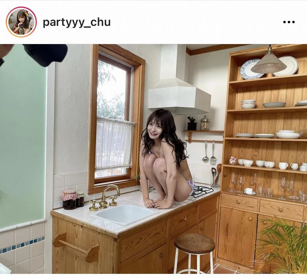 ※画像は清水里香(partyyy_chu)公式Instagramのスクリーンショット