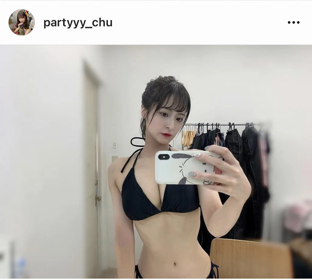 ※画像は清水里香(partyyy_chu)公式Instagramのスクリーンショット